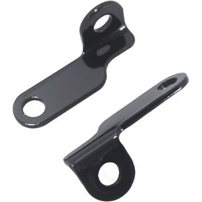 Turn Signal Indicator Relocation Holder Axle Shaft Mount Bracket Compatible with Harley Sportster XL883 1200 Dyna (Gloss Black)