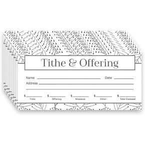 Offering Envelopes for Church by Swanson Christian Products Offering Envelope Tithe & Offering Purple/White 100Ct