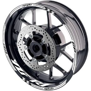 17 inch Wheel Rim Stickers Decals Tape Compatible with YZF R1 98-18 09 10 11 12 13 14 15 16 17 18 (Aqua)
