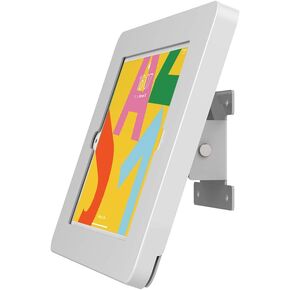 حامل جداري لجهاز iPad مقاس 10.2 بوصة iPad 7 8 9 بقاعدة دوارة، قفل مفتاح، معدني بالكامل - BSW101T