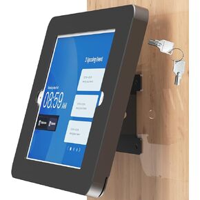 Tablet Wall Mount Compatible with 10.2 inch iPad 7 8 9 Gen, Lockable Secure Wall Mount