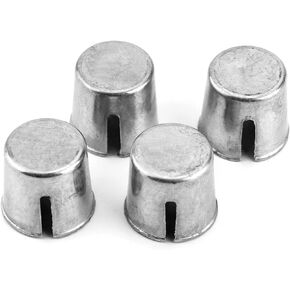 QWORK Battery Post Shims Cap, 4 Pack Terminal Cable End for Positive or Negative Post
