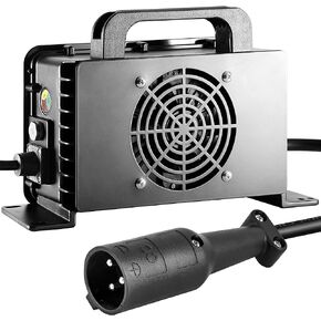 شاحن بطارية ليثيوم 1500 وات 48V20A 58.4 فولت 20 أمبير 16S LiFePo4 3-Pin مقبس مستدير عربات الجولف لنادي السيارات in Kuwait