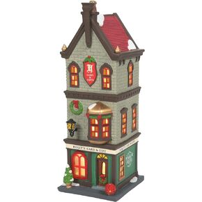Department 56 Christmas in The City Village Holly's Card and Gift Shop Lit Building, 9.84 Inch, Multicolor