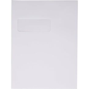 LUXPaper 9 x 12 Booklet Window Envelopes | Bright White | 28lb. Text | 50 Qty