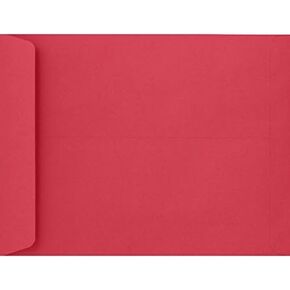 LUXPaper 9 x 12 Open End Envelopes | Holiday Red | 60lb. Text | 50 Qty