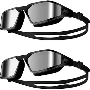Odoland Swim Goggles, 2/4/6 Pcs Swimming Goggles, No Leaking Anti Fog UV Protection Goggles for Adult & Kids Men Women Youth