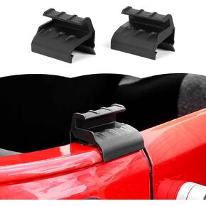 RT-TCZ Soft Top Tailgate Bar Retainer Rear Brackets Retainer Clips Accessories for Jeep Wrangler JK JKU 2007-2018