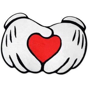 Cute Cartoon Door Mat for Boys Room Funny Bathroom Decor Non-Slip Rugs for Boys Girls Kids Bedroom Home Accessories Lovely Heart Anime Floor Rug Children's Mouse Doormat