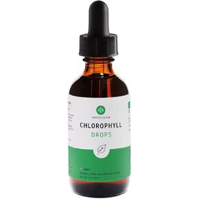 Neurogan Chlorophyll Liquid Drops - 100% All-Natural Concentrate – Energy Booster, Digestion and Immune System Support, Mint Flavor - 120 Servings, 1 Pack