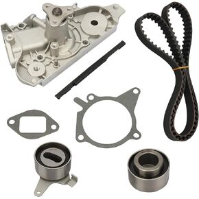 DRIVESTAR Engine Timing Belt Kit with Water Pump 1994-2005 for Mazda Miata 1995-1998 Protege 1994-1995 MX-3 1995-1997 for Kia Sephia 1.8L