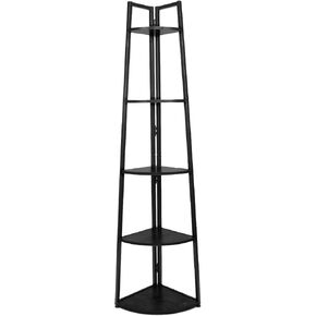 رف الزاوية 65 بوصة طويل القامة خزانة الكتب 5 الطبقة الزاوية رف الكتب الزاوية سلم الجرف رف الكتب الصغيرة العتيقة رف النبات قائما بذاته للحمام، المطبخ، غرفة المعيشة، غرفة نوم، مكتب المنزل in Kuwait