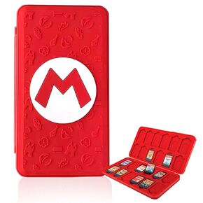 حافظة بطاقات الألعاب لجهاز نينتندو سويتش، حامل بطاقات ألعاب ريليف سويتش، صندوق تخزين بطاقات ألعاب سويتش، منظم بطاقات ألعاب سويتش ذو سعة كبيرة، 24 فتحة (C-2) in Kuwait