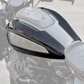 Fuel Tank Trim Cap for Sportster S 1250 21-23, Carbon Fiber Pattern Tank Trim Cover Fuel Shrouds For Harley Sportster S 1250 RH1250S 2021-2023 Accessories