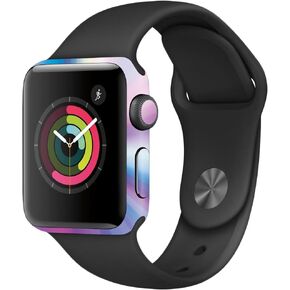 MightySkins Skin Compatible with Apple Watch Series 2 38mm - Rainbow Zoom | Protective, Durable, and Unique Vinyl Decal wrap Cover | Easy to Apply, Remove, and Change Styles | Made in The USA