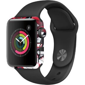 غلاف MightySkins متوافق مع Apple Watch Series 2 38mm - Graffiti Mash Up | غطاء ملتف واقٍ ومتين وفريد ​​من نوعه من الفينيل | سهل التطبيق والإزالة وتغيير الأنماط | صنع في الولايات المتحدة الأمريكية