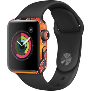 MightySkins Skin Compatible with Apple Watch Series 2 38mm - Hot Flames | Protective, Durable, and Unique Vinyl Decal wrap Cover | Easy to Apply, Remove, and Change Styles | Made in The USA