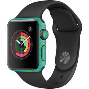 MightySkins Skin Compatible with Apple Watch Series 2 38mm - Sharp Chevron | Protective, Durable, and Unique Vinyl Decal wrap Cover | Easy to Apply, Remove, and Change Styles | Made in The USA