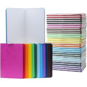 60 Pack Mini Notebooks 3.5x5.5 In,Mini Journals Memo Notepads for kids, Small Pocket Notebook Set, 12 Colors For Students, Traveler, School Supplies, 3.5x5.5 Inches, 30 Sheets/60 Pages