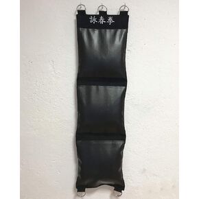 Wall Punching Bag Wing Chun Striking Target Three Sections Canvas and PU Leather (unfilled)