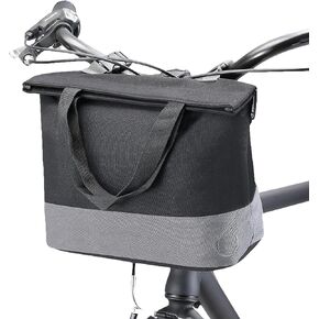 sixthreezero Bike Bag for Front or Rear Rack, Waterproof Universal Bicycle Pannier, Frame Mount Cargo Storage Bags, Carrying Handle