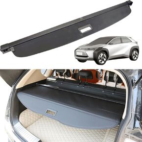 غطاء حقيبة شاحنة جديد لـ 2022 2023 Kia EV6 قابل للسحب أسود خلفي الجذع الظل غطاء أمان الأمتعة-غطاء الجذع القابل للسحب in Kuwait