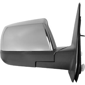 Dependable Direct Driver Side Chrome Power Folding Heated Mirror w/Signal Light, Puddle Lamp, & Memory Compatible with 07-13 Toyota Tundra Limited, 08-11 Sequoia Limited/Platinum - TO1320270