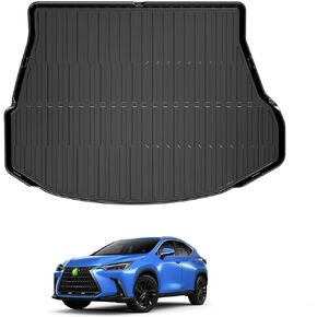 T TGBROS Cargo Mat مخصص مناسب لملحقات 2023 2024 Lexus RX جميع الأحوال الجوية بطانة البضائع بطانة الصندوق الخلفي أسود غير قابل للانزلاق (فقط للطراز غير الهجين)