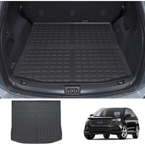 powoq Backrest Mats Compatible with 2015-2024 Ford Edge Seat Back Protector TPE Backrest Mats All Season Protection (Only Fit 5-Seater) Replacement for 2015-2024 Ford Edge Accessories (Backrest Mat)
