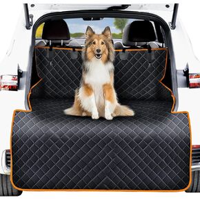 SUV Cargo Liner for Dogs,Active Pets Dog Car Seat Cover for Back Seat,Pet Dog Trunk Cargo Liner with Bumper Flap Protector, Non-Slip, Large Size Universal Fit,Waterproof