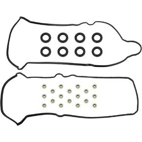 ZONFANT Engine Valve Cover Gasket Set, Compatible with 1998-2010 Lexus GS400 LS400 LS430 LX470 SC400 SC430, 1998-2009 Toyota 4Runner Land Cruiser Sequoia Tundra, Replace#VS50592R VS50343 036-1584