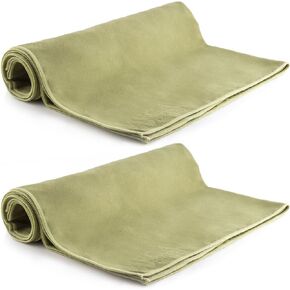 Suede Microfiber Gym Sport Towel, 2 Pack
