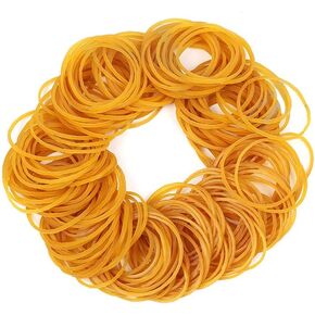 200 Pcs 1.5" 38mm White Rubber Bands Bulk Elastic Wide Money Rubber Bands Stationery Holder Thermostability Rubber Bands Strong Elastic Band Loop Office Supplies