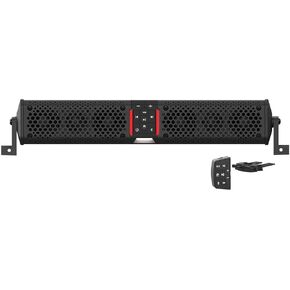 Wet Sounds Stealth XT 12-B - All-in-One IP67 Weatherproof 300-Watt Amplified Bluetooth 12-Speaker Soundbar with Remote - Black in Kuwait