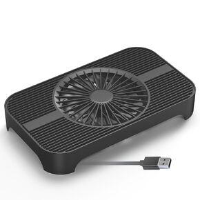 Network Devices Cooling Solution USB Fan, Airflow 65.8CFM 5V USB Quiet Fan, Computer Fan Portable USB Fans Compatible for Router TV Receiver DVR Playstation Xbox Computer Cabinet Cooling
