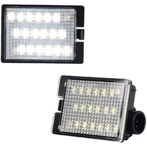LED License Plate Light Lamp Assembly Compatible with 2014-2023 Dodge Durango 6000K White, Pack of 2