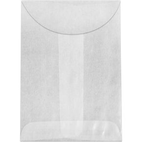 LUXPaper #1 Coin Envelopes | 2 1/4" x 3 1/2" | Glassine | 30lb. Text | 100 Qty