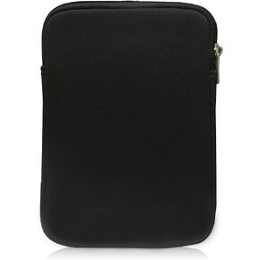 7-8 Inch Tablet Carrying Sleeve Bag, HannyBoo Protective Neoprene Zipper Case Cover for New iPad Mini 5th Generation 7.9" 2019, iPad Mini 5 4 3 2 1, Galaxy Tab A 8.0 2018, NeuTab 7" - Black