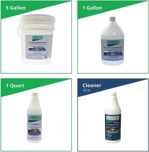 Green Rust Converter Application Cleaner, Quart, 32 oz. Bottle, 800332 in Saudi Arabia