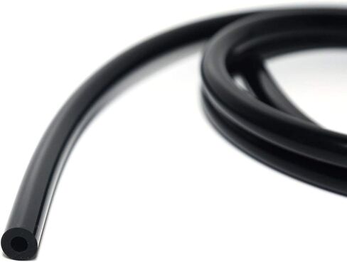 LTI 5 Feet Length Universal 5mm (3/16 Inch) Inner Diameter High Performance Silicone Vacuum Hose Line (5MM, Black) in Saudi Arabia