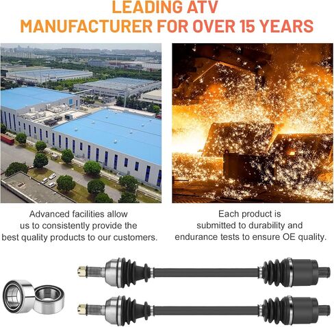 Rear CV Axle Shaft for Polaris RZR 4 S 900 1000 EPS 2015 2016 2017 2018 2019 2020 2021 2022, General 1000 EPS 2016-2018 1333081, 1333947-2 Pcs Left/Right ATV Axles in Kuwait