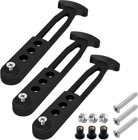 3 عبوات من حزام مطاطي سلم تصغير القارب، حزام قفل ثابت للصعود، تركيب 4 فتحات قابل للتعديل لقارب عائم، سقف يخت، سلم قابل للطي in Kuwait