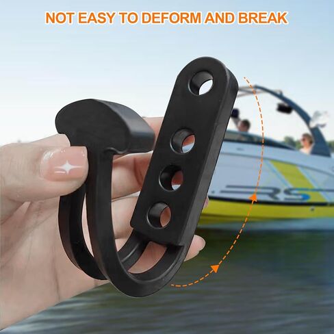 3 عبوات من حزام مطاطي سلم تصغير القارب، حزام قفل ثابت للصعود، تركيب 4 فتحات قابل للتعديل لقارب عائم، سقف يخت، سلم قابل للطي in Kuwait