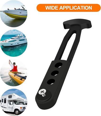 3 عبوات من حزام مطاطي سلم تصغير القارب، حزام قفل ثابت للصعود، تركيب 4 فتحات قابل للتعديل لقارب عائم، سقف يخت، سلم قابل للطي in Kuwait