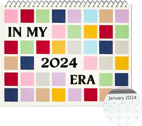 Eras T-our Calendar 2024، تقويم الحائط 2024 ملصقات الموسيقى غلاف الألبوم ملصق التقويم للفتيات والفتيان المراهقين جدار ديكور هدية الموسيقى (التقويم + 4 الإشارات المرجعية) in Kuwait