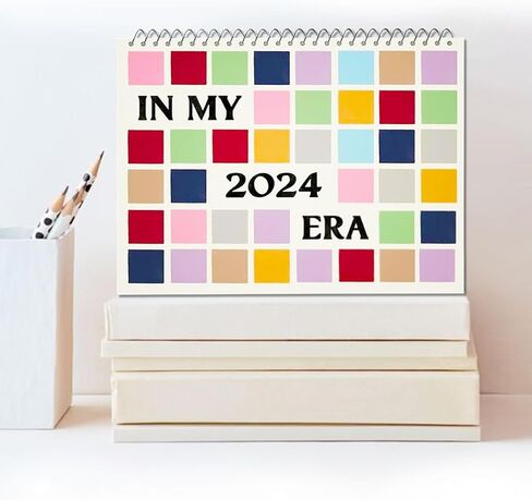 Eras T-our Calendar 2024، تقويم الحائط 2024 ملصقات الموسيقى غلاف الألبوم ملصق التقويم للفتيات والفتيان المراهقين جدار ديكور هدية الموسيقى (التقويم + 4 الإشارات المرجعية) in Kuwait