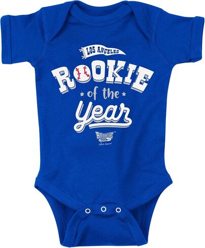 عشاق البيسبول في لوس أنجلوس. طقم قطعة واحدة ملكي من Rookie of The Year (قطعة واحدة، 18 شهرًا) in Saudi Arabia