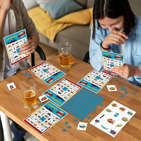 مجموعة بطاقات بينجو للعام الصيني الجديد - 24 لاعبًا، أنشطة السنة القمرية الجديدة للحفلات العائلية، مجموعة ألعاب بينجو مقاس 5 × 7 بوصات، لوازم أنشطة السنة الجديدة لألعاب بينجو للأصدقاء، هدية المهرجان للمراهقين البالغين -03 in Kuwait