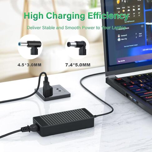 شاحن إمداد 150 واط لـ HP OMEN x by 15 17 ZBook Studio 15 G3 G4 G5 G6 ADP-150XB B 776620-001 917677-003 917677-001 740243-001 775626-003 HP Pavilion Gaming 15 17 TPN-CA11 TPN-DA03 محول الكمبيوتر المحمول in Kuwait