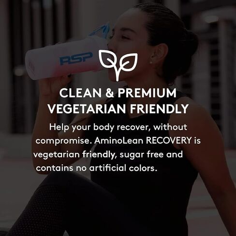 RSP AminoLean Blood Orange Flavor Post Workout Recovery Immunity Support, Vegan, No Sugar Added, 8.42 Ounce (Pack of 1) in Kuwait